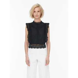 Only Onlkaro Blusentop Schwarz XS