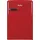 15610 R Retro-Kühlschrank (108 l, 860 mm hoch, Rot)