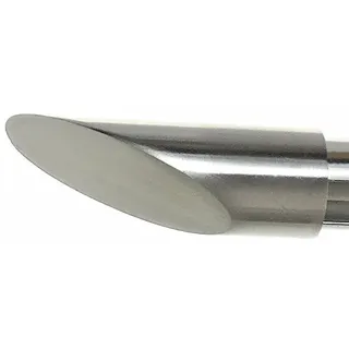 BASIT Endstück f. 19mm Gardinenstangen Edelstahl Look Kappe Kristall - Designs wählbar, Modell:E66