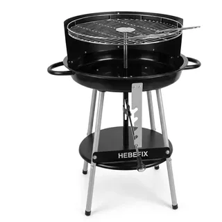 ACTIVA Holzkohlegrill Hebefix I Premium Holzkohle Grill mit einzigartiger Höhenverstellung I Innovativer Kohlegrill für kontrolliertes Grillen