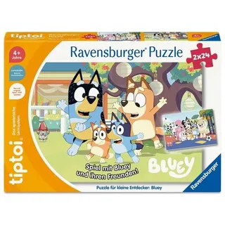 tiptoi® Puzzle für kleine Entdecker: Bluey - 2x24 Teile