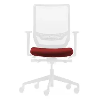Dauphin Stuhlbezug 064.042, für Bürostuhl to-sync, Stoff, rubinrot