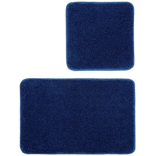 KLEINE WOLKE Relax Set 2-tlg. 50 x 50 cm + 55 x 85 cm atlantikblau
