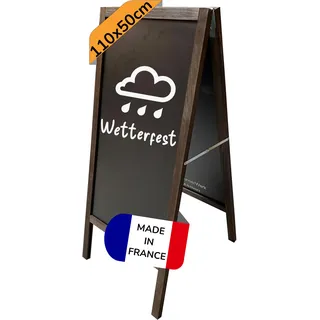 FournierWerk - Kundenstopper Outdoor Wetterfest, Kreidetafel Aufsteller, Werbeaufsteller, Tafel Aufsteller