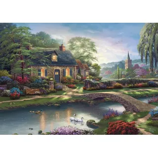 Schmidt Spiele Puzzle Thomas Kinkade Stoney Creek Cottage 1000 Teile