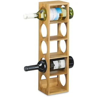 Relaxdays Weinregal 53 x 14 x 12 cm Natur