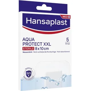 BEIERSDORF Hansaplast Wundverband Steril Aqua Protect 8x10cm 5 st