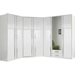 WIMEX Tromo 90 x 198 x 95 cm weiß/hochglanz weiß