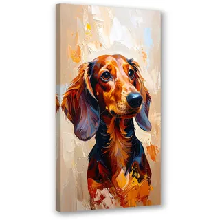 Feeby Tiere Leinwand 40x80 cm