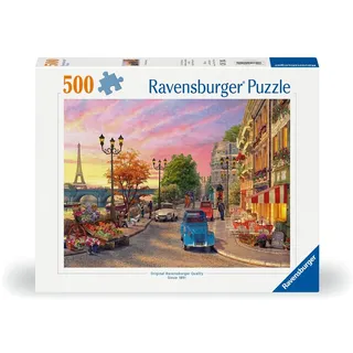 Ravensburger - Puzzle für Erwachsene - 500-teiliges Puzzle - Spaziergang in Paris - Erwachsene und Kinder ab 12 Jahren - Hochwertiges Puzzle - Städte und Länder - 12000149