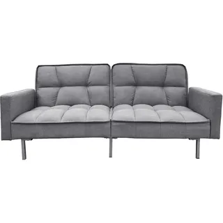 Hti-Living Schlafsofa Leinen 2-Sitzer Grau