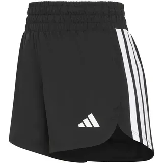 adidas Pacer Workout Woven High Rise Shorts Black/White XS