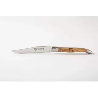 Laguiole en Aubrac Steakmesser Wacholder | Original aus Frankreich mit Zertifikat