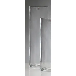 5x Glasvase CYLI Glas Vase Tischvase Blumenvase Zylinder 50 cm