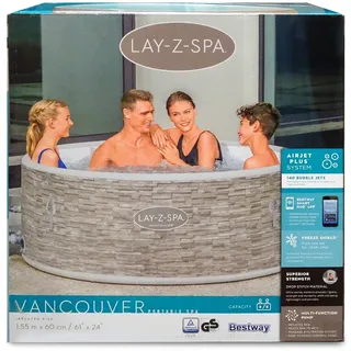 BESTWAY Lay-Z-Spa WLAN-Whirlpool Vancouver AirJet Plus Ø 155 x 60 cm