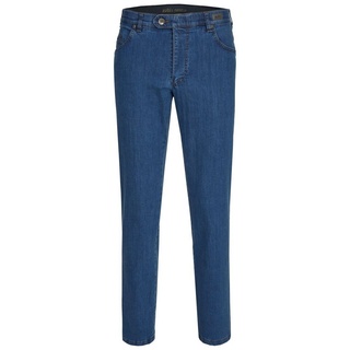 aubi: Bequeme Jeans aubi Perfect Fit Herren Sommer Jeans Hose Stretch aus Baumwolle High Flex Modell 577 blau 58