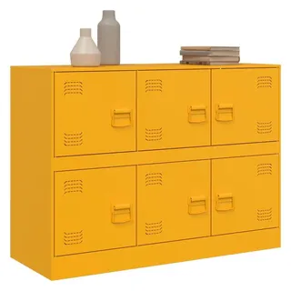 vidaXL Sideboard 99 x 73 x 39 cm Senfgelb