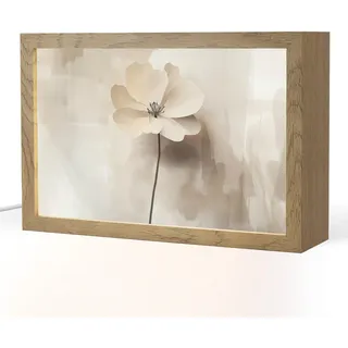 onlywow Tischleuchte Blüte Beige