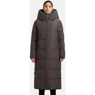 khujo Steppmantel "Soulani5 Matt", Damen, Gr. S (36), grau, Obermaterial: 100% Polyester. Innenfutter: 100% Nylon.