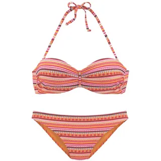 LASCANA Bügel-Bandeau-Bikini orange 38 Cup D