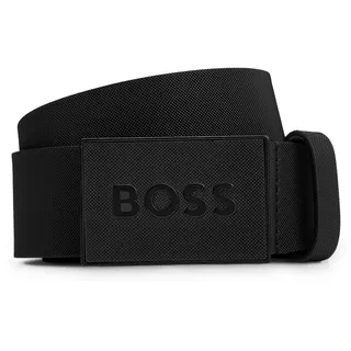 BOSS Ledergürtel Boss Icon-S1 Sz40 Belt aus echtem Rindsleder schwarz W90