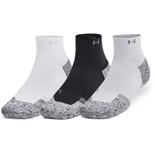 Under Armour Pro Dry Quarter 3 Paare Schwarz/Weiß 31,5-36,5