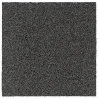 Karat Teppichfliesen Moscow Selbstliegend 50 x 50 cm Dunkelgrau