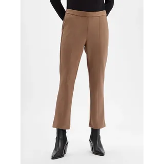 Opus Kunstlederhose Elvina Cozy in braun | Gr.: 34