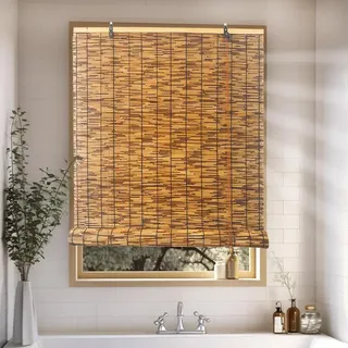 58cm 70cm 88cm 90cm 100cm 108cm 116cm 140cm 160cm Bambus Rollos Jalousien Fenster Bambusrollo Raffrollo Seitenzugrollo Sonnenschutz Sichtschutz