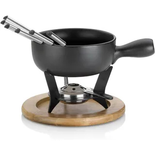 Kela Country Fondue Set schwarz