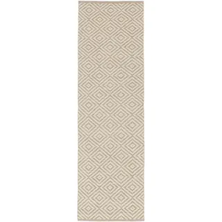 Solveig Teppich - Beige / Weiß 80x250