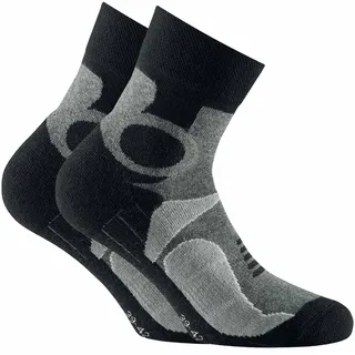 Rohner Trekking Quarter Socken 2er Pack Grau 35-38