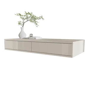 Lookway Konsolentisch BLANCO GLAMOUR in Kaschmir – Elegante Wandkonsole für modernes Wohnen (1x Konsole), Breite: 100 cm, Höhe: 15 cm, Tiefe: 42 cm beige