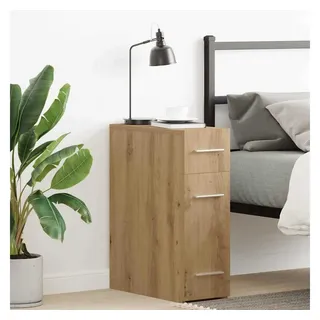 vidaXL Apothekerschrank Eiche 20 x 45,5 x 60 cm Braun
