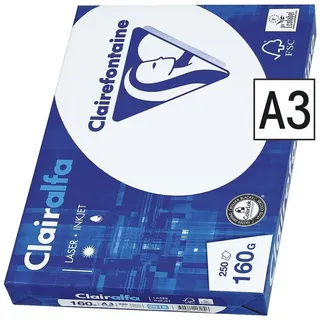 Clairefontaine Clairalfa A3 160 g/m2 250 Blatt