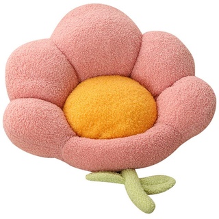 ikasus Kissen in Blumenform - Sonnenblumen Weiches Sitzkissen - Kissen Blumenform Sitzkissen Bodenkissen Plüsch - Lazy Sofa Blumenboden Kissen Gemütliches Warmes Plüsch Sofa Dekorationskissen