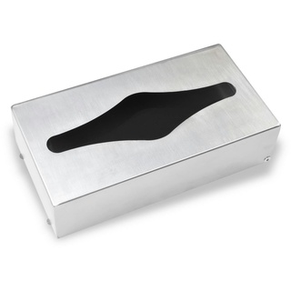 Hypafol Kosmetikboxen Spender aus Edelstahl| mit Montageset | Nachfüllbar | minimalistisches, modernes Design | Organizer, Aufbewahrungsbox