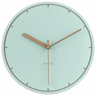 ONZENO Wanduhr 29,0 cm 0,44 blau/türkis