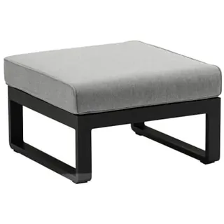 Zebra Fly Lounge Hocker, graphite B: 67 x T: 67 x H: 43,5 cm