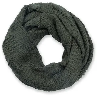 Stylebreaker Feinstrick Loop Schal in Oliv-Grün | Gr.: onesize