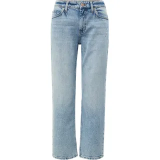 s.Oliver - Cropped-Jeans Karolin / Regular Fit / Mid Rise / Straight Leg, Damen, blau, 38
