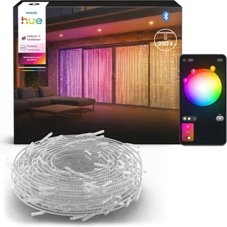 Philips Lichtervorhang LED 1,35 x 2 m Weiß
