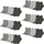 Quarter 3er Pack anthrazit/light melange grey/medium melange grey 35-38