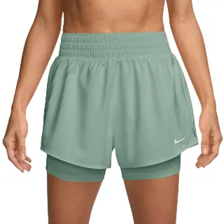 Nike One Dri-FIT High-Waist 3" 2in1 Shorts Steam/White XS