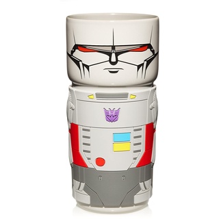 CosCups von Numskull Transformers Megatron Keramikbecher mit Gummihülle 400ml - Offizielles Transformers-Merchandise