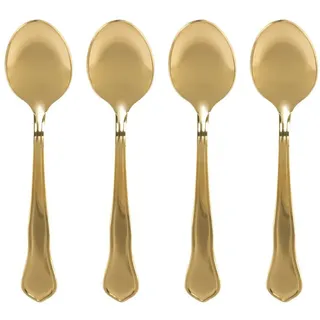 Bialetti Teelöffel-Set 4-tlg. Edelstahl Gold