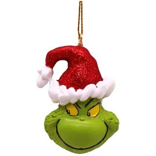 Dr. Seuss Weihnachtsanhänger 3D The Grinch Santa Hat 10 cm