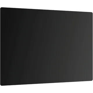 ALLboards Glas Herdabdeckplatte Schneidebrett 52×60 cm schwarz