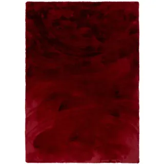 Pergamon Luxus Super Soft Fellteppich 140 x 180 cm Rot
