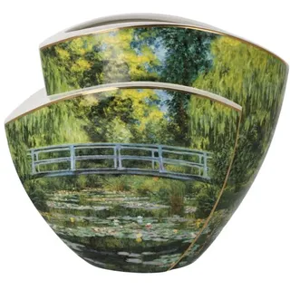 GOEBEL Vase 29 cm Japanische Brücke Claude Monet - Artis Orbis